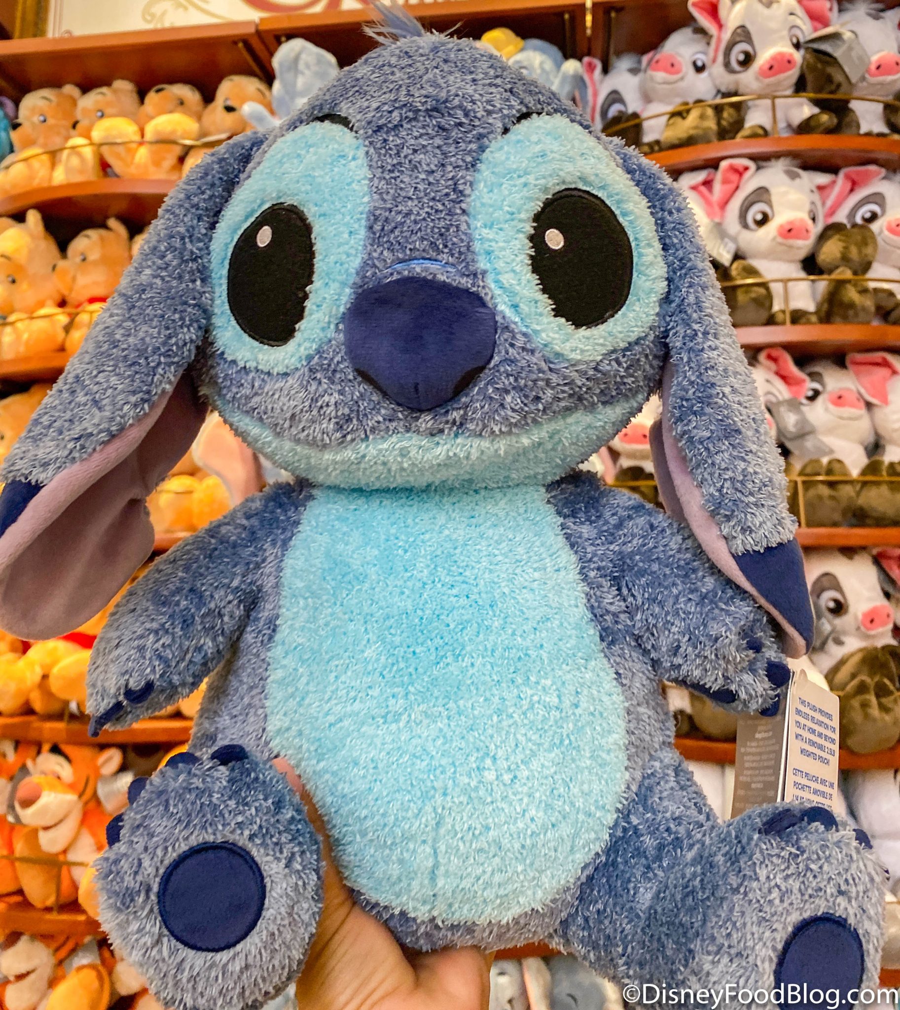 weighted stitch disney plush