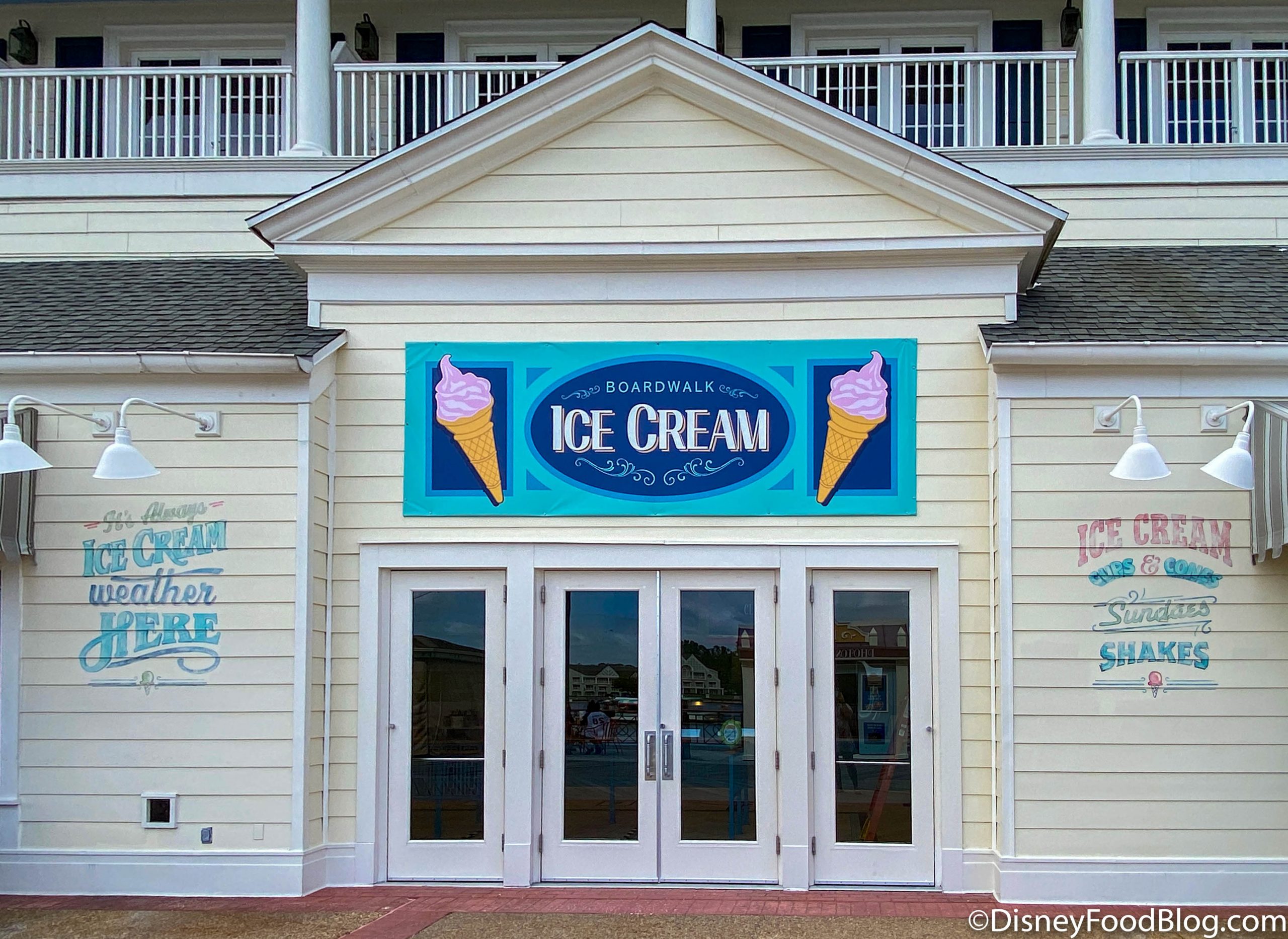REVIEW of the NEW BoardWalk Ice Cream Shop in Disney World! | the