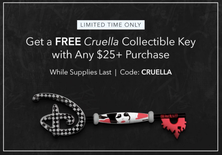 How to Get Disney's FREE Cruella Collectible Key Online | the