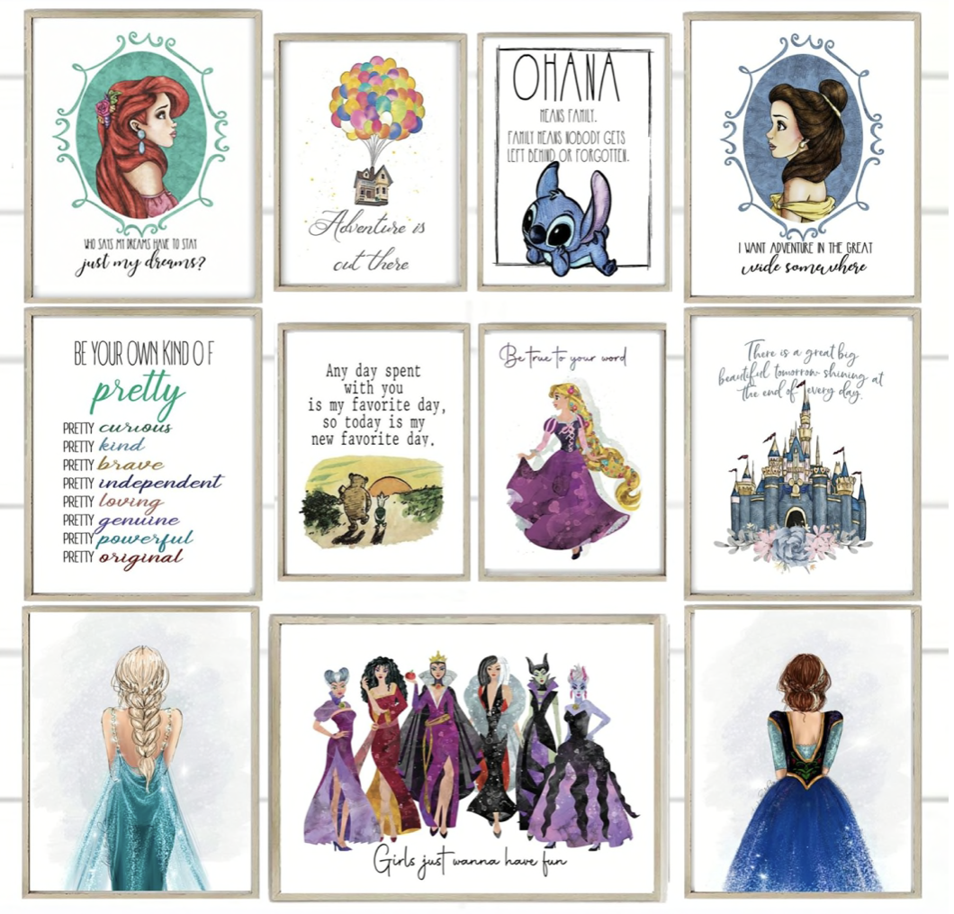 over 100 disney prints are on sale for 3 the disney food blog