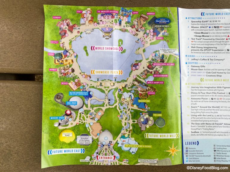 PHOTOS: Disney World Just Made Big Changes to the EPCOT Map | the ...