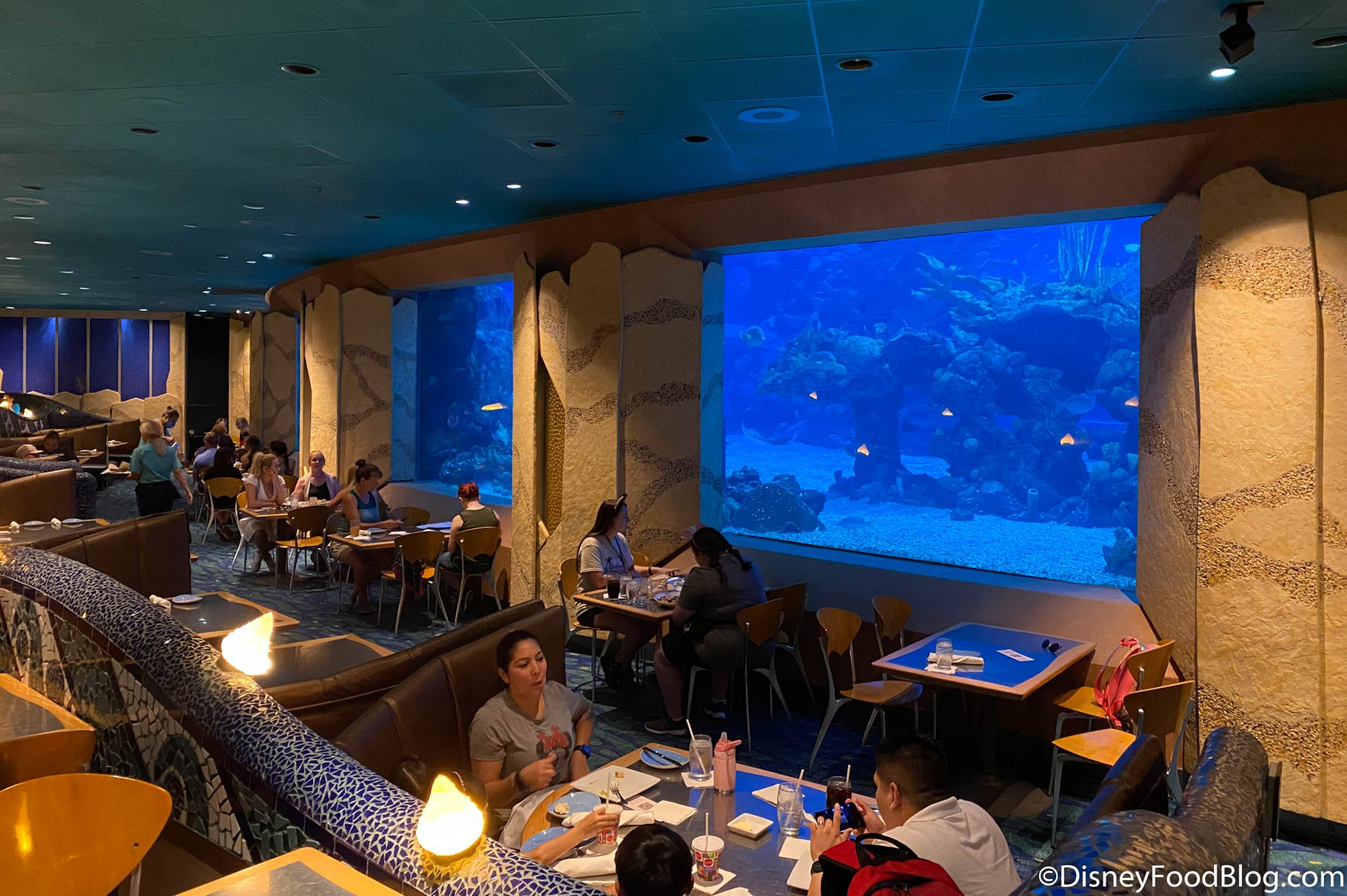 Every EPCOT Table Service Restaurant RANKED The Disney Food Blog   2021 WDW EPCOT Coral Reef Restaurant Review Atmosphere 6 2048x1362 