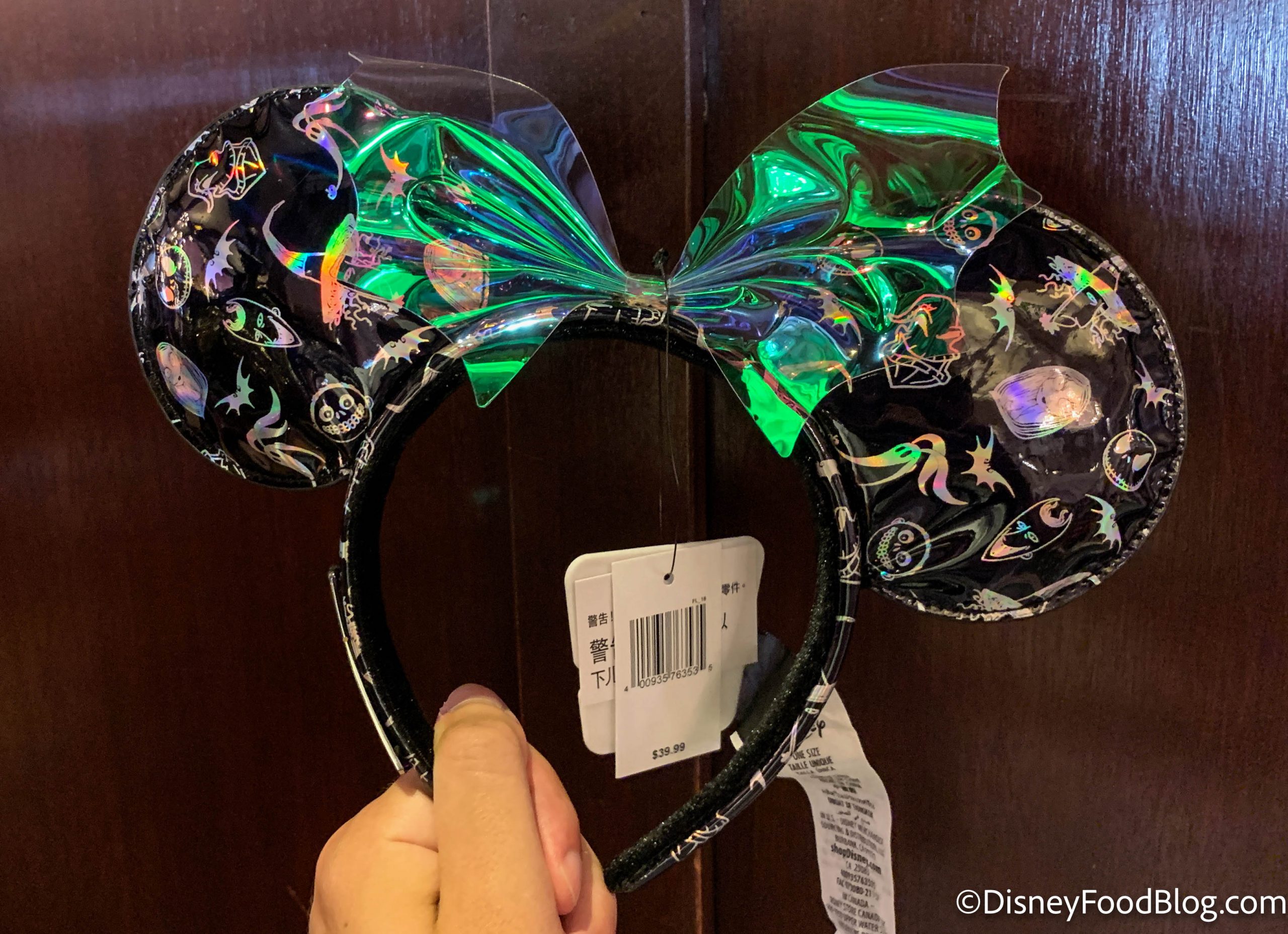 PHOTOS: New The Nightmare Before Christmas Light-Up Mickey Ears, Leggings,  Hats, Tees, and More Arrive at Walt Disney World - WDW News Today