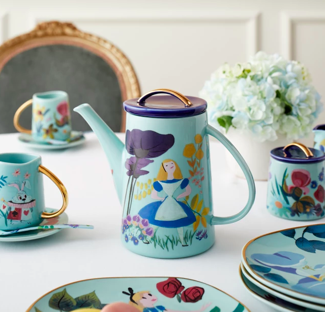 Alice in wonderland and the bees tea coffee sugar jar kitchen accessories  set