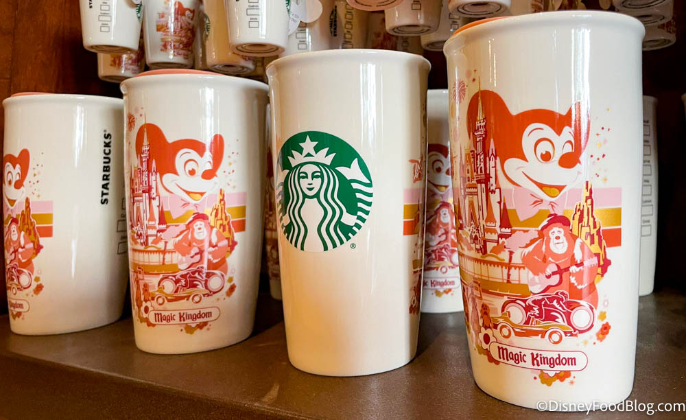 Buy Starbucks Disney Parks Set of 4 Mugs Epcot Magic Kingdom