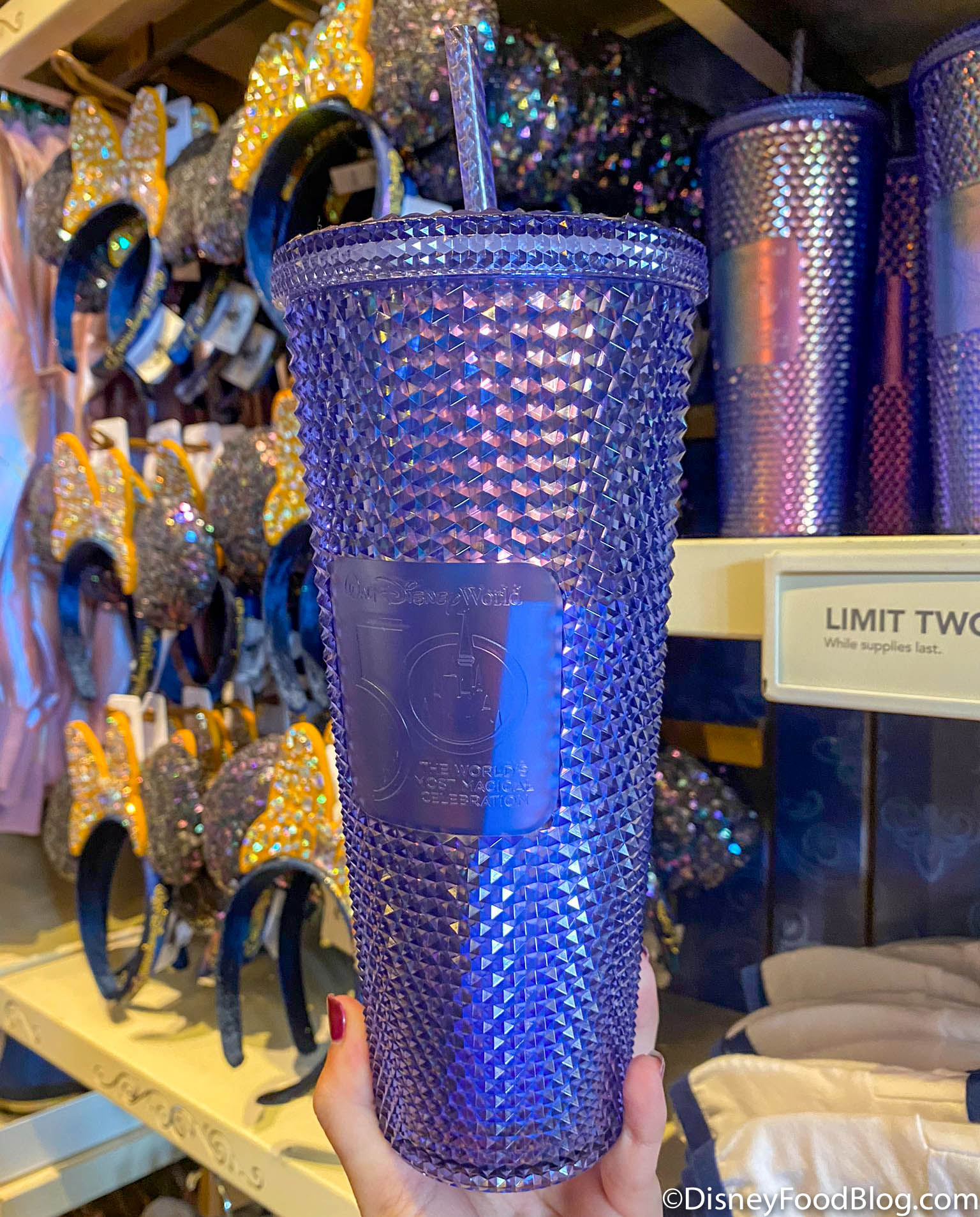 Disney 50th anniversary Loungefly and starbucks tumbler and