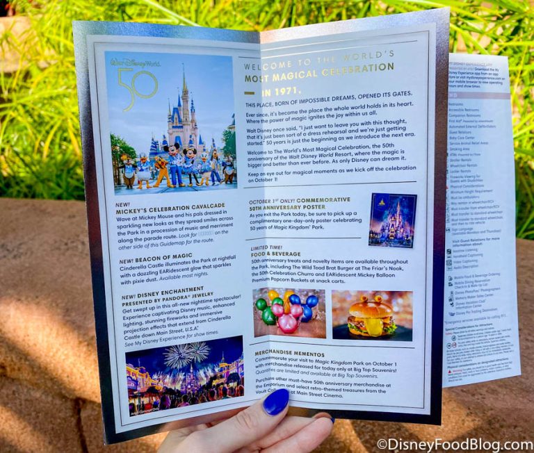 A GORGEOUS 50th Anniversary Souvenir Is FREE In the Magic Kingdom Today ...