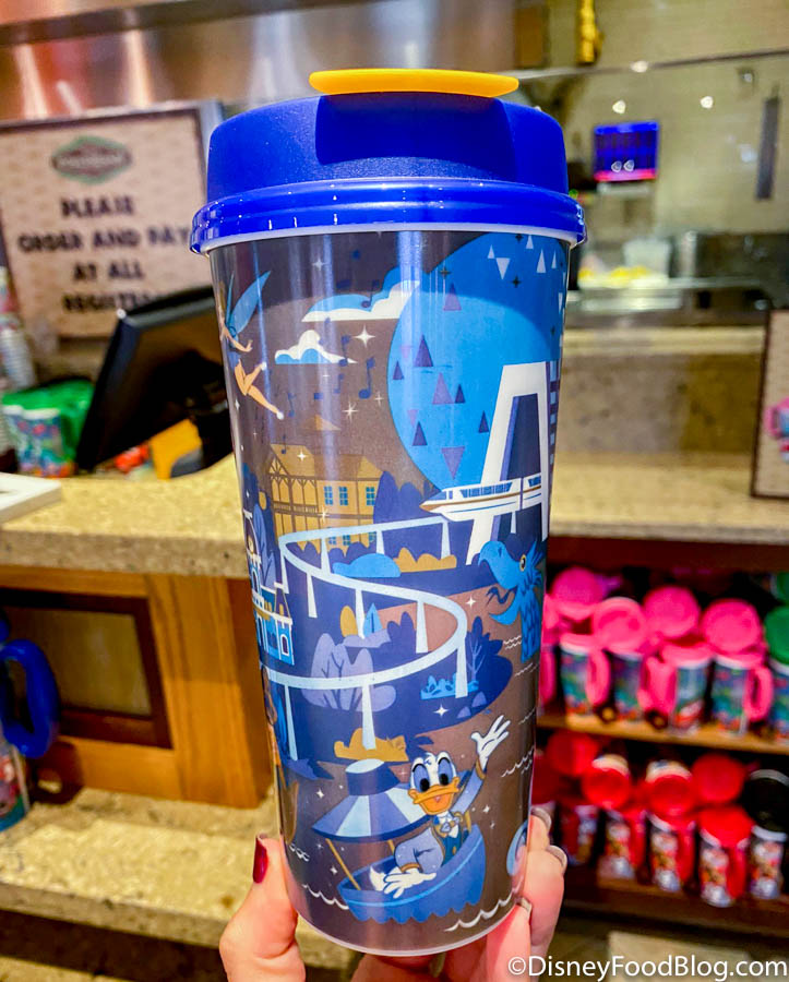 Rare Whirley USA Disney Parks 50th Anniversary Travel Drink Mugs 16 oz Cups  Pair
