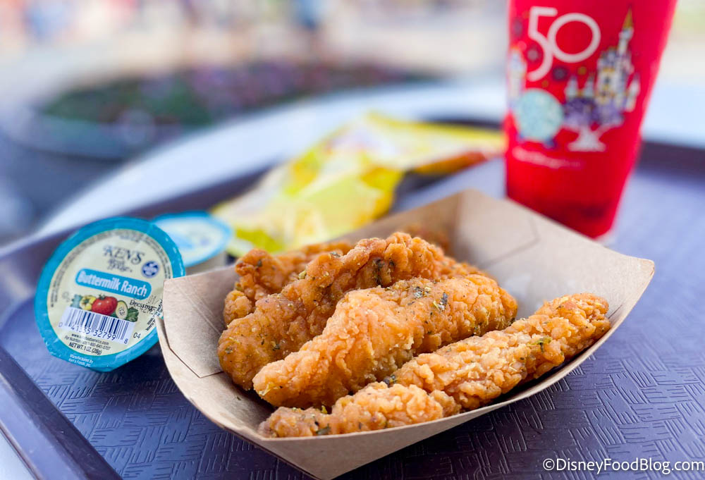 Review: Caribbean Jerk Chicken Strips for Breakfast in Disney World? We Say  Yes!