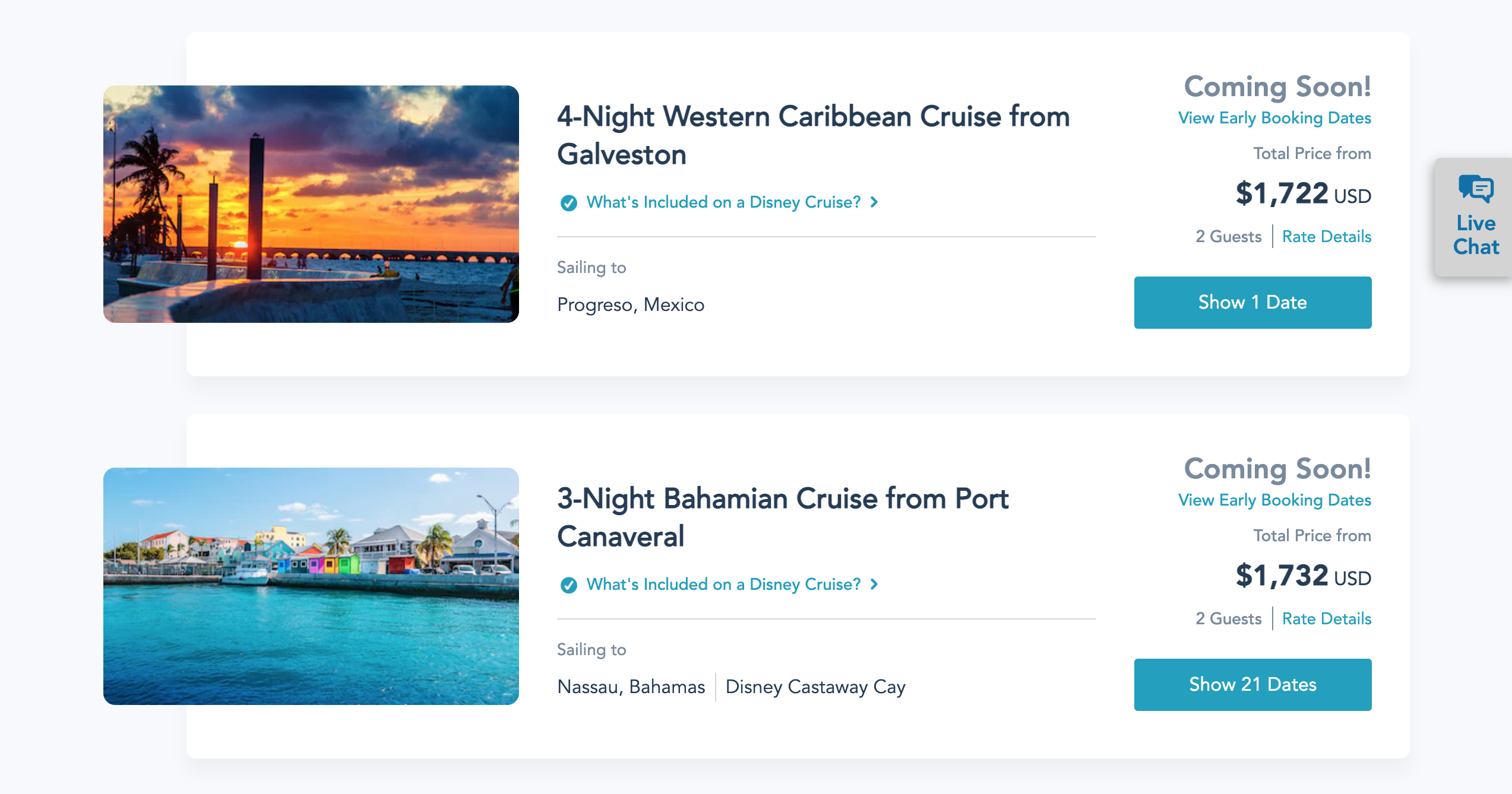 disney cruise 2023 booking dates