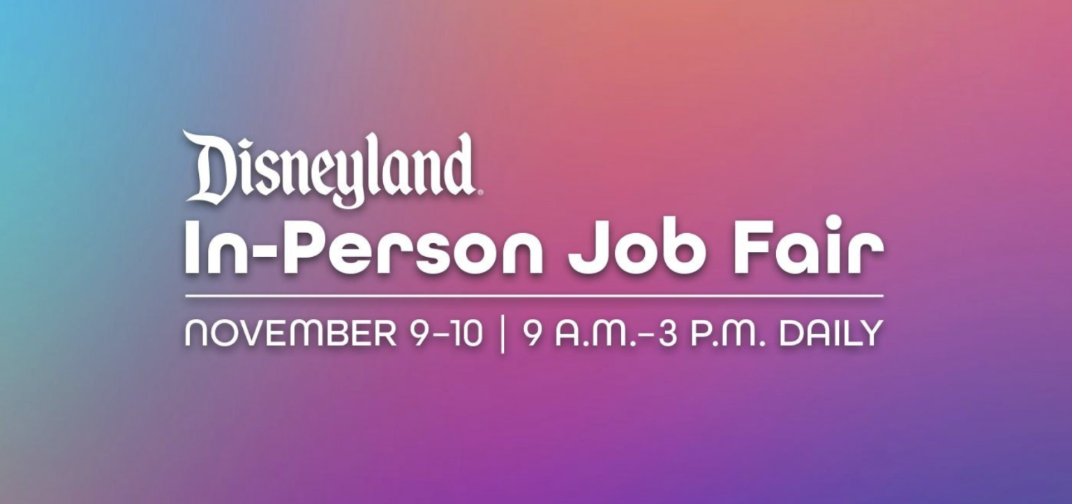 Is It Your Dream to Work at Disneyland? Visit the Job Fair This Week