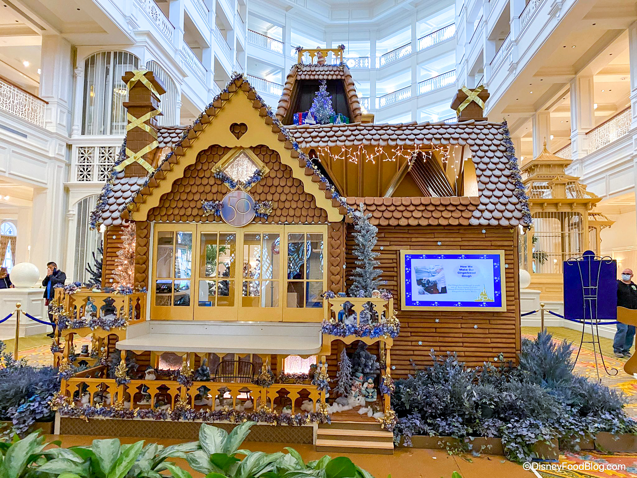 Disney World's GIANT Gingerbread House Has a NEW Look This Year! the