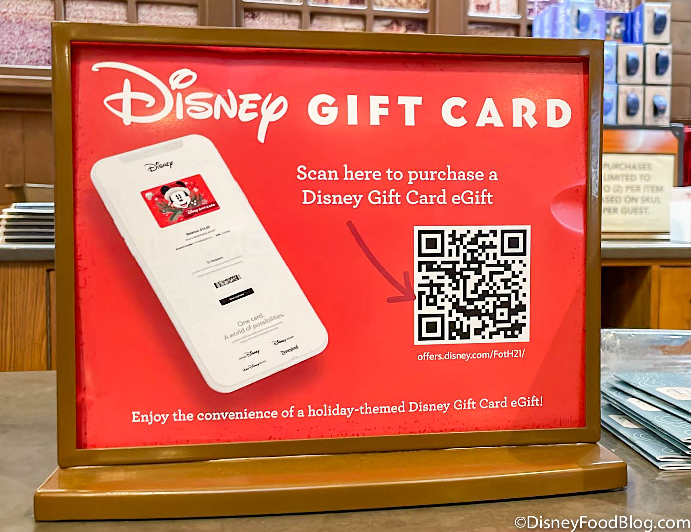 Gift card purchase: Card scan