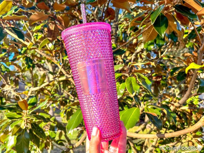 PHOTOS: The NEW Starbucks Cup at Disney World Is Shiny and PINK