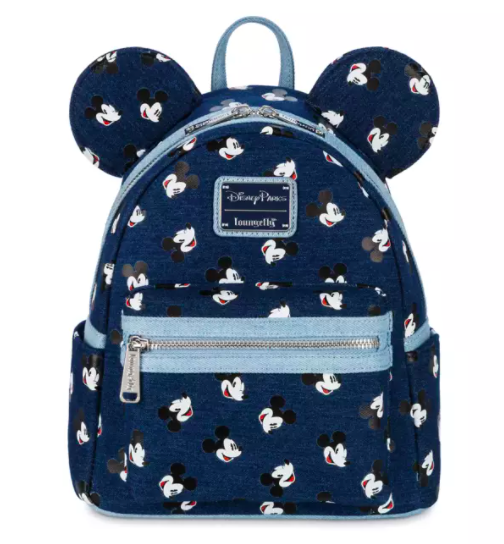 2022 shopdisney denim mickey mouse loungefly mini backpack
