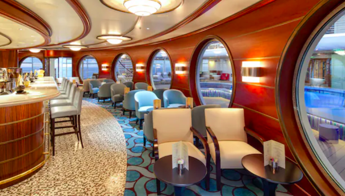 disney cruise restaurant black and white to color