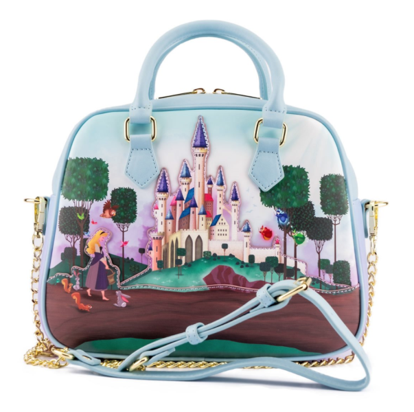 PHOTOS: New Sleeping Beauty Castle Loungefly Backpack Now Available at  Disneyland Park - WDW News Today
