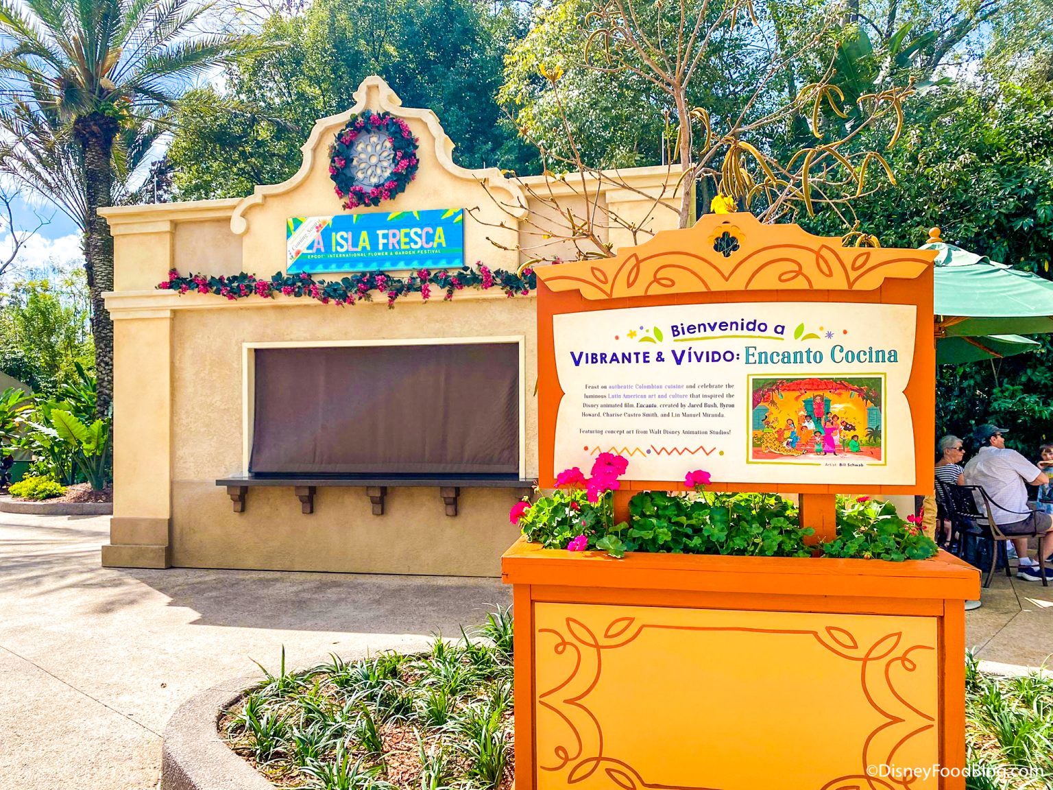 PHOTOS EPCOT Flower and Garden Booths Already Spotted in Disney World