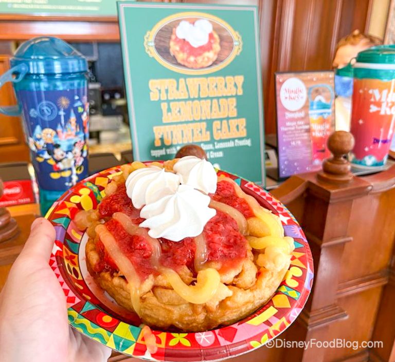 REVIEW: Well, Strawberry Lemonade Funnel Cake Was Not on Our Disney ...