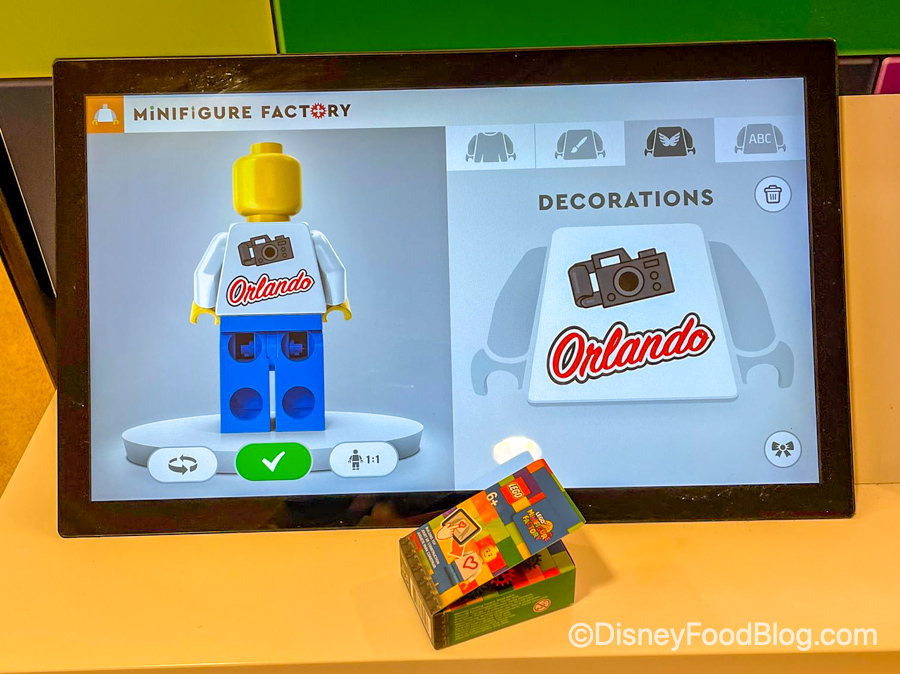 With to Build a Custom LEGO Minifigure in Disney World! | the disney food blog