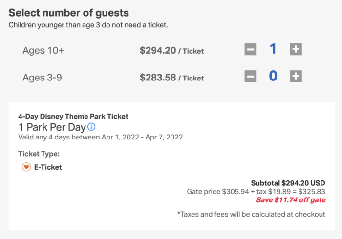 Disney Ticket Price Increases Got You Down? This Loophole Could Save You  TONS on Disney Tickets. | the disney food blog