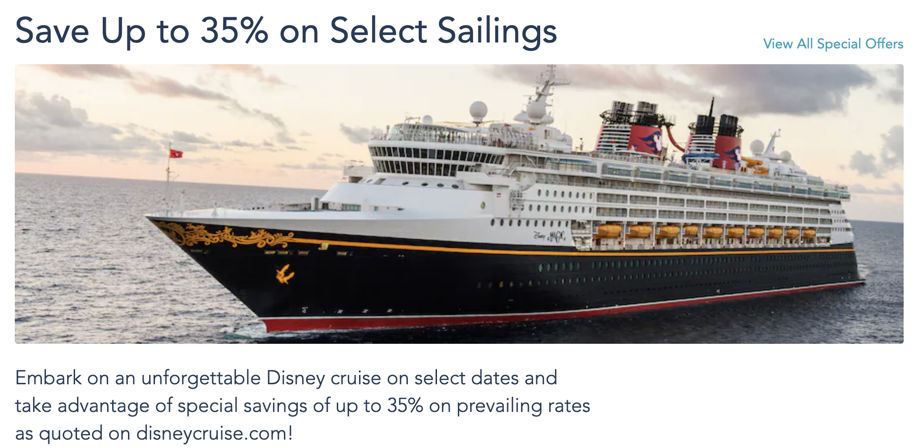 ALL The Ways to SAVE on a Disney Cruise Right Now Disney by Mark