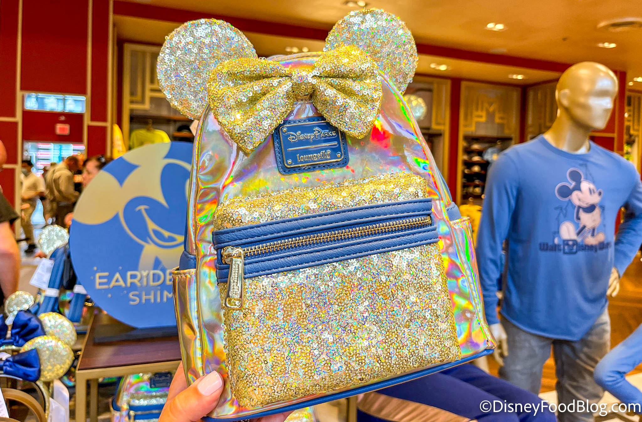 Disney World's New 50th Anniversary Backpack Is VERY Shiny And