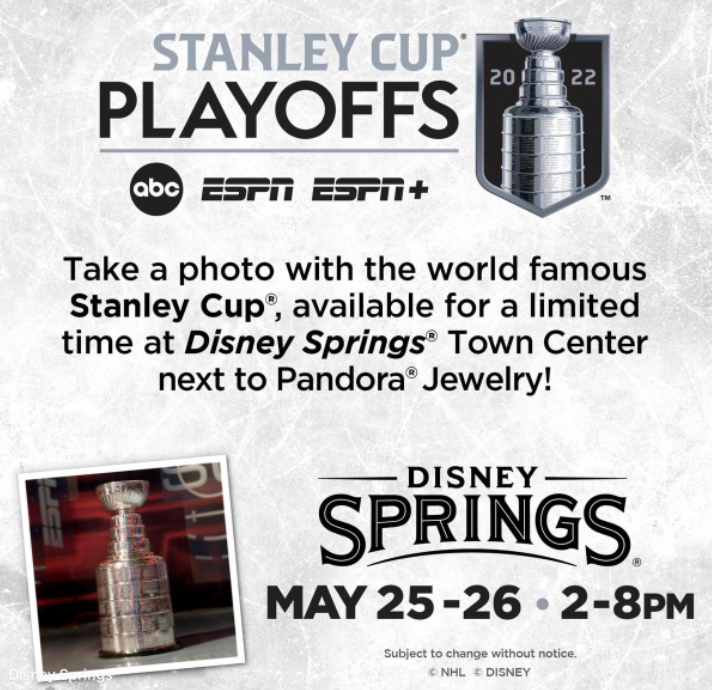See The Stanley Cup IN PERSON at Disney World For a Limited Time