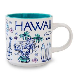 Personalised Disneys Lilo and Stitch Surfing Stitch Mug Disneys Stitch Mug  Lilo and Stitch Mug 