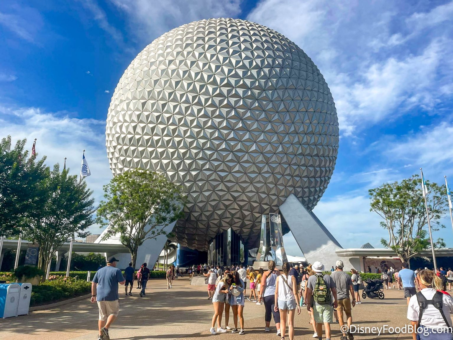 See Spaceship Earth's NEW 'Beauty and the Beast'-Inspired Look in EPCOT ...