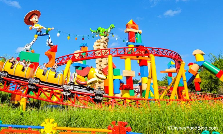 Take a Virtual DASH on Toy Story Land's Slinky Dog Dash in Disney's ...