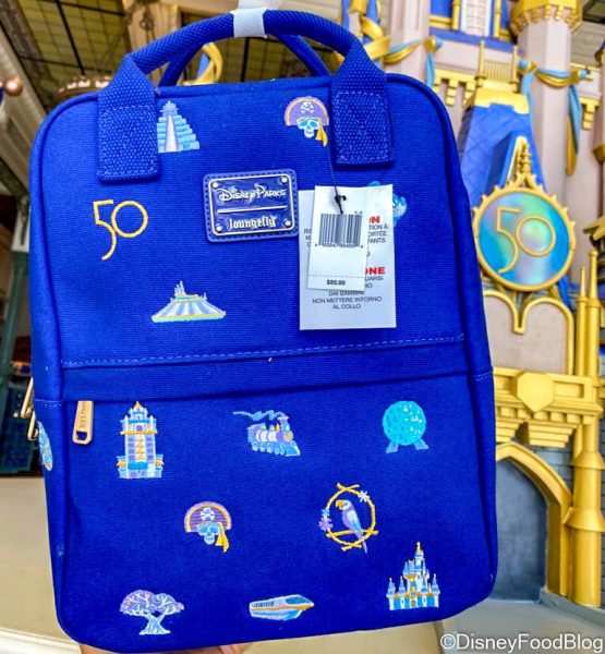 50th Anniversary Loungefly Canvas Backpack Arrives at Walt Disney World -  WDW News Today