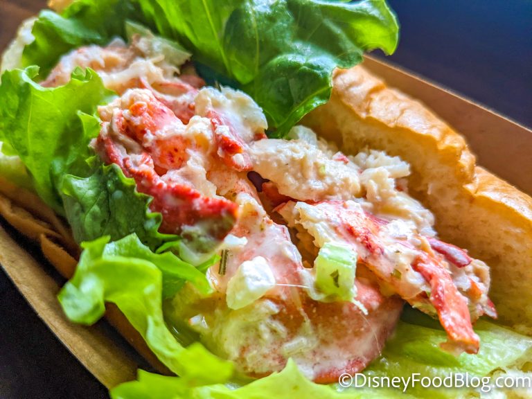 Everything You Need To Eat In Magic Kingdom In 2024 The Disney Food Blog   Wdw 2022 Magic Kingdom Eating Everything In Liberty Square Columbia Harbour House Lobster Roll Sandwich With French Fries 8 768x576 