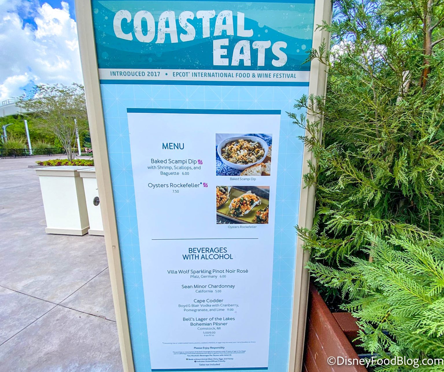 Food & Wine Festival Menus With PRICES Are Up in EPCOT the disney