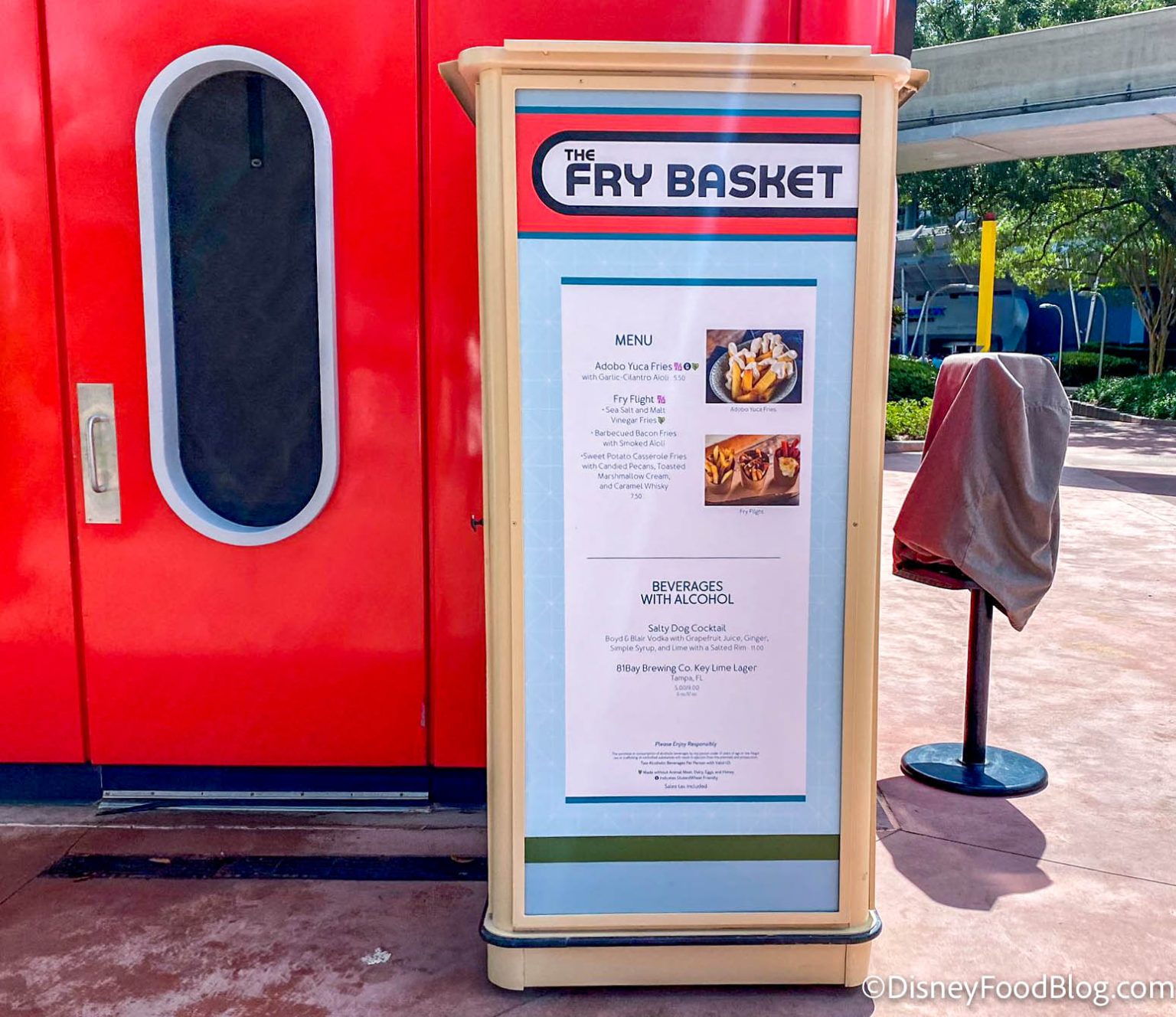 2022 wdw EPCOT food and wine festival booth menus the fry basket6