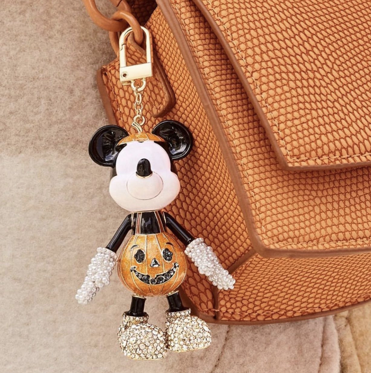 Baublebar Disney Mickey Mouse Glow In The Dark Frankie Frankenstein Bag  Charm