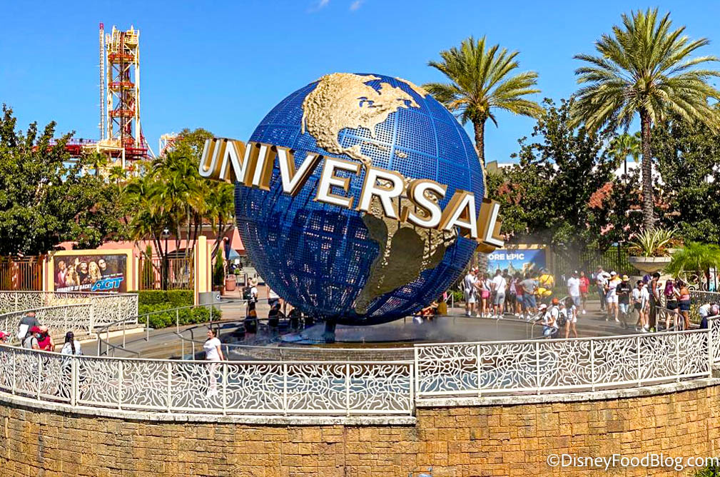 2022 Universal Studios Orlando Globe Entrance 