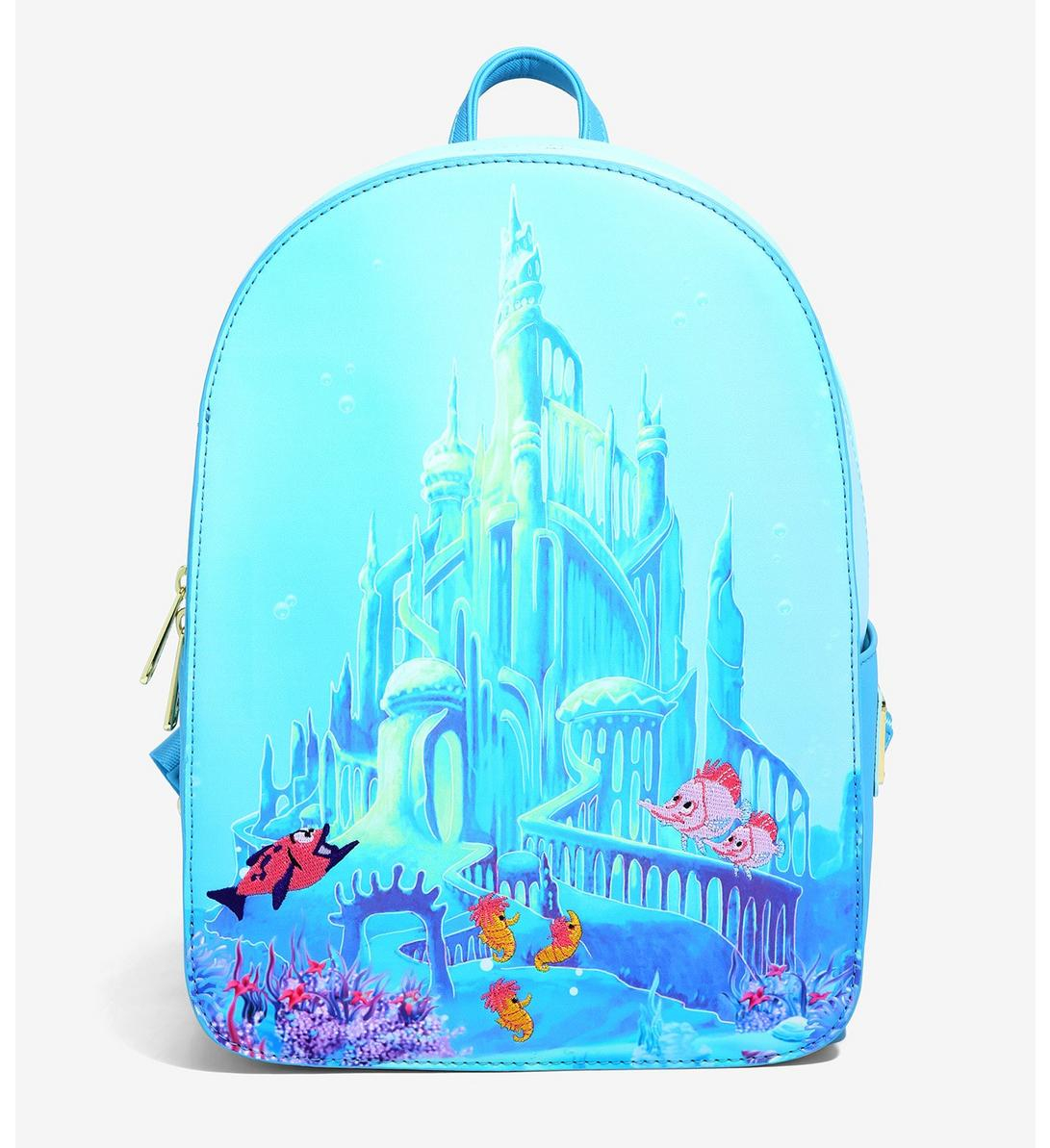 Buy Cinderella Exclusive Holiday Castle Light Up Mini Backpack at Loungefly.
