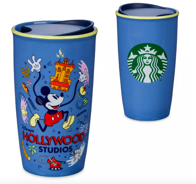 Disney California Adventure Starbucks Ceramic Travel Tumbler 12oz