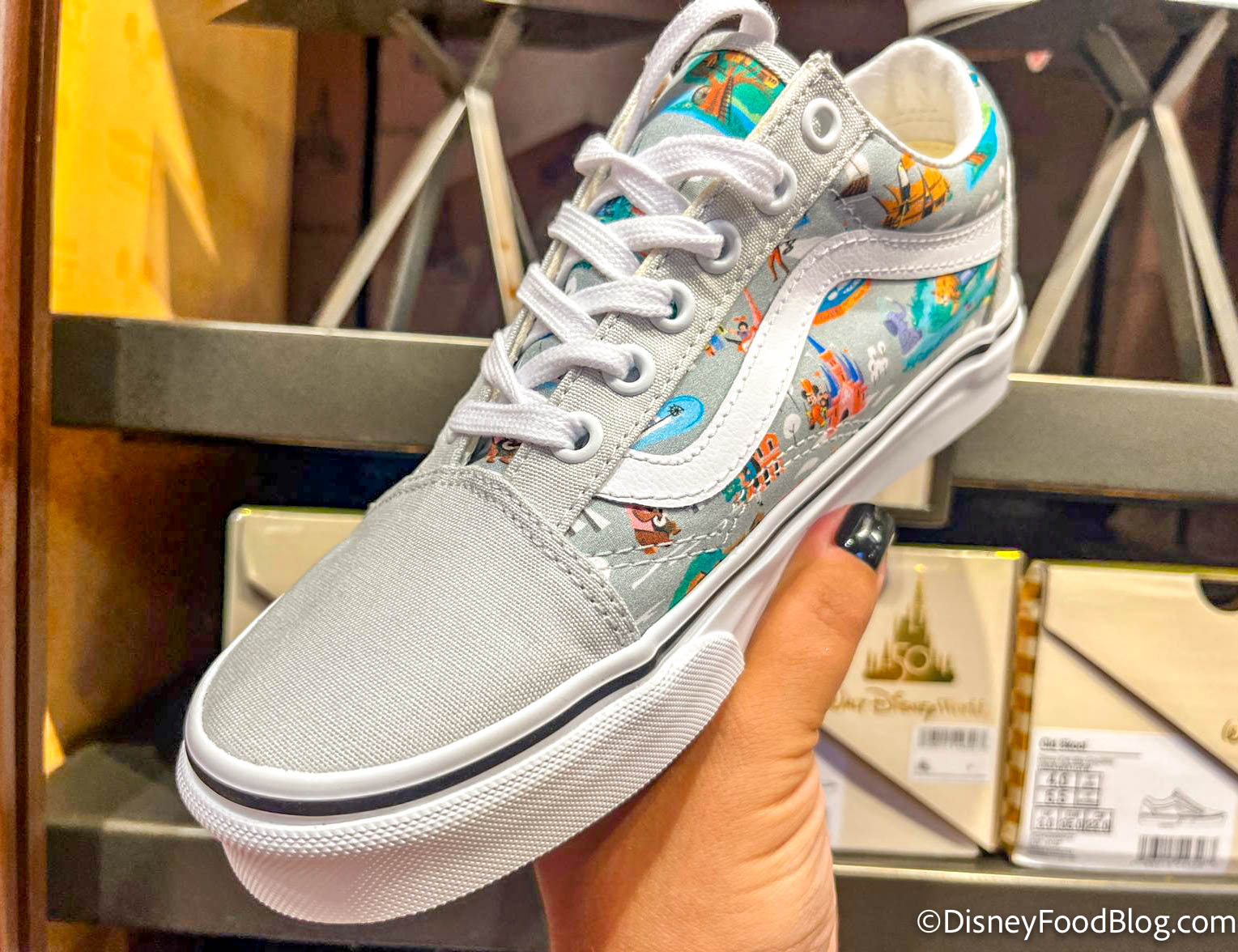 50th Anniversary Vans SHOES Arrived in Disney World! | the disney food blog