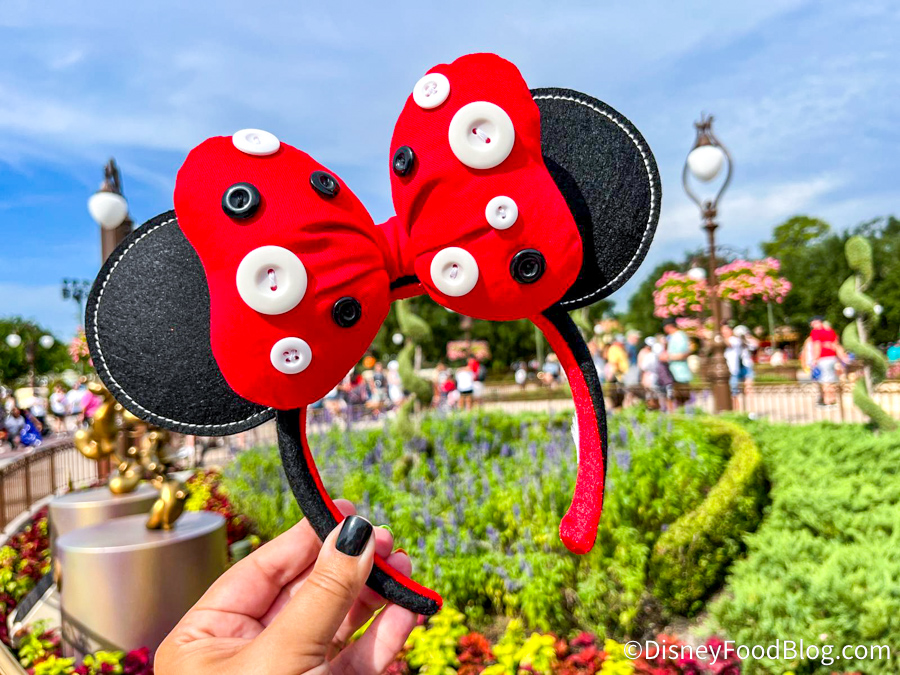 Minnie Mouse Floral Ears Headband - Entertainment Earth