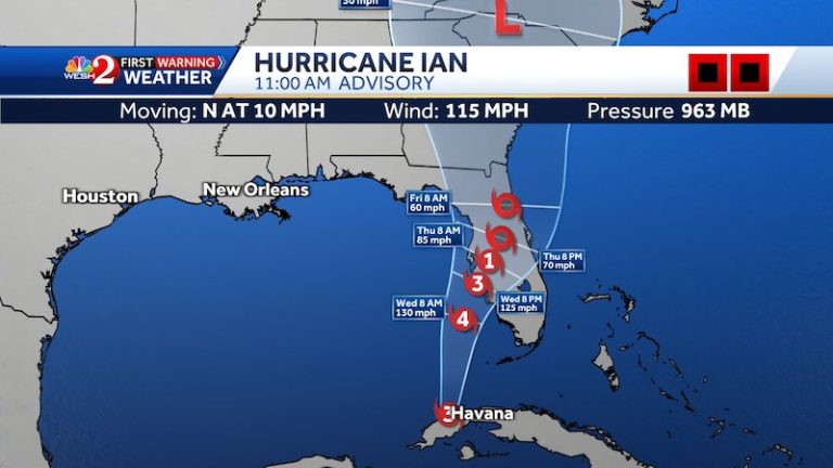 The Latest NEWS and Updates on Hurricane Ian Heading Towards Disney ...