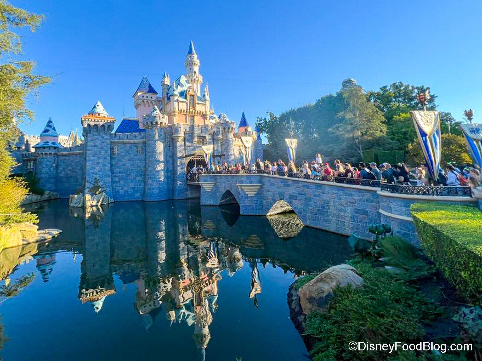 PHOTOS Snow Already Covers Sleeping Beauty Castle in Disneyland