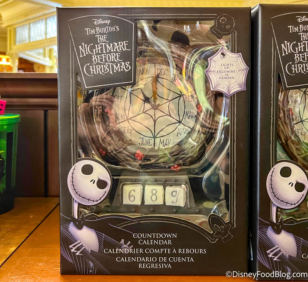 Disney The Nightmare Before Christmas Light-Up Countdown Clock Calendar New  Box