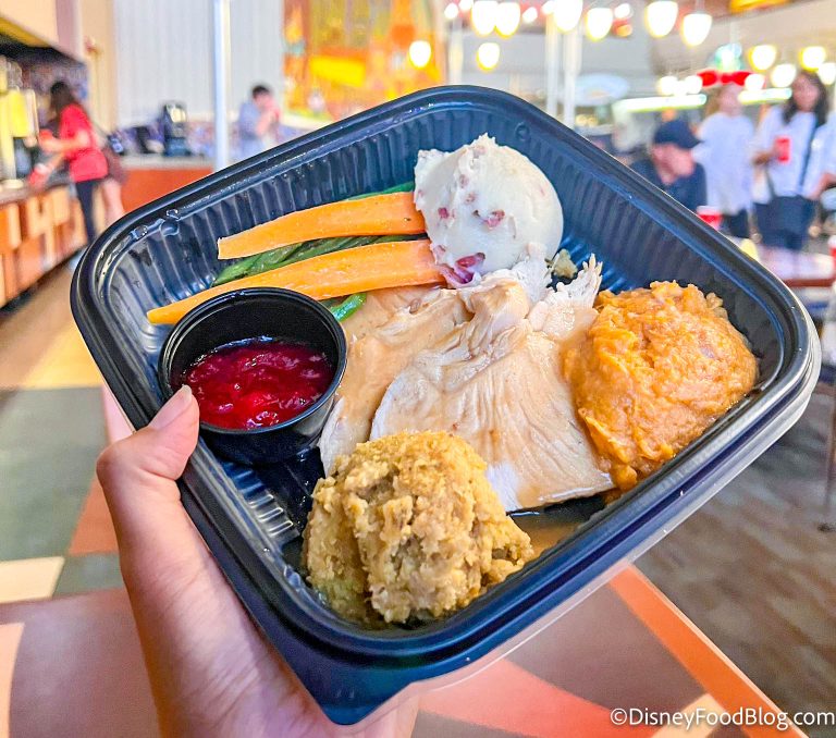 25 Dates To Consider When Planning Your 2024 Disney World Vacation   2022 WDW Disneys Contemporary Resort Hotel Thanksgiving Feast Dinner Contempo Cafe Quick Counter Service Meal Review 16 768x678 