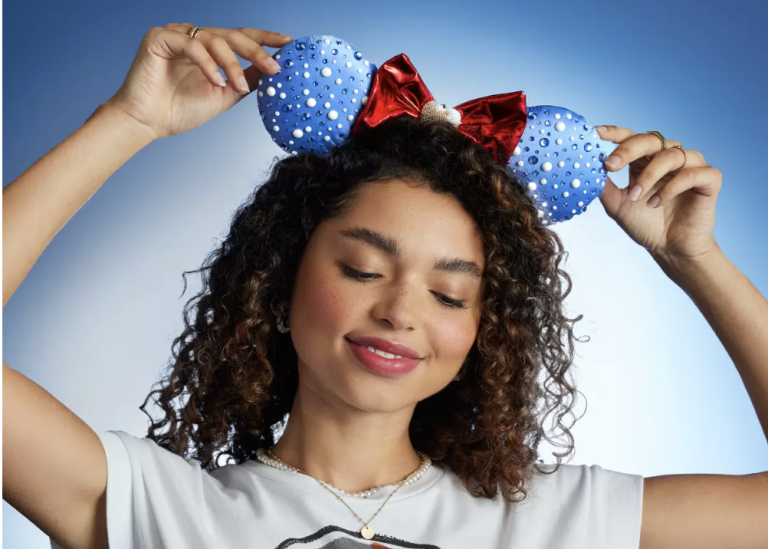 New Jeweled Minnie Ears Celebrate Disneys First Princess The Disney Food Blog 