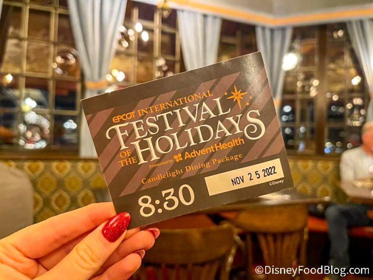 Disney World Candlelight Processional Dining Package the disney food blog