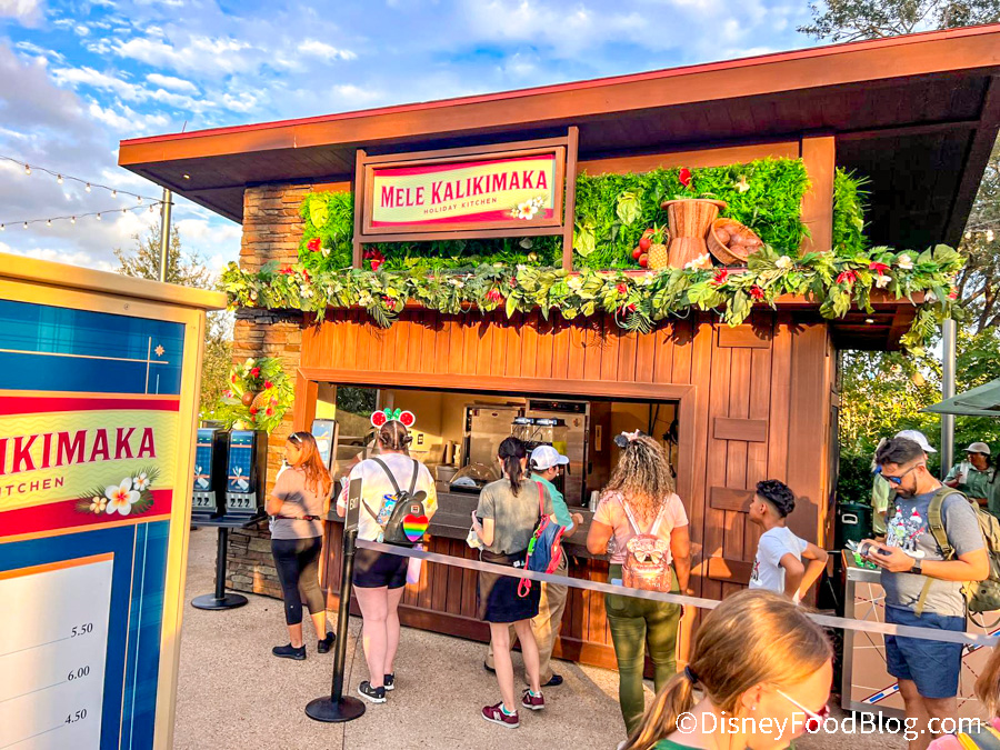 2024 EPCOT Festival of the Holidays Mele Kalikimaka the disney food