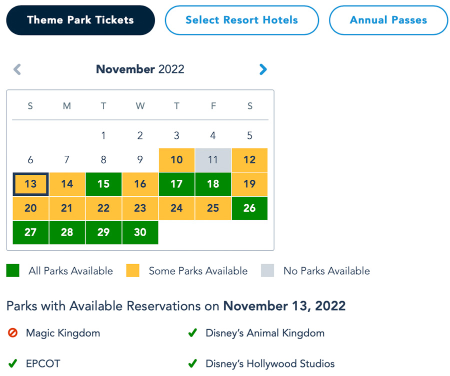 Disney Park Pass: How to Make & Modify Disney World Park Reservations in  2023 - Trips With Tykes