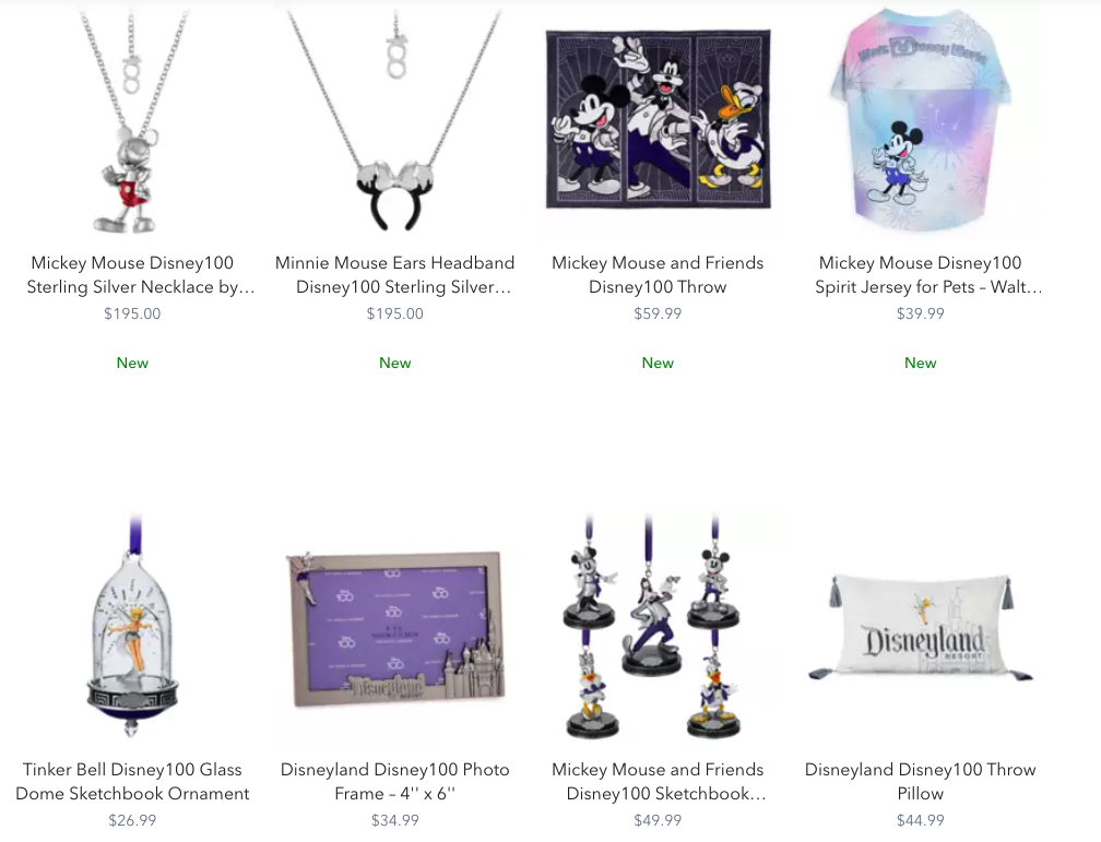 ACT FAST: Disney's First 100th Anniversary Collection Is Online NOW ...